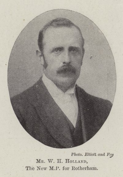 M. W H Holland, le nouveau député de Rotherham - English Photographer