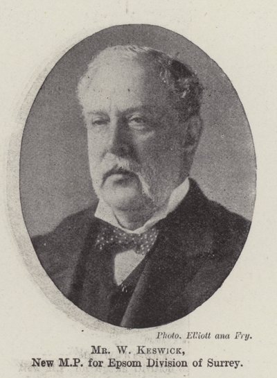 M. W Keswick, nouveau député de la division d