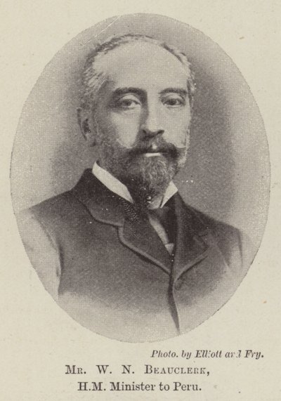 M. W N Beauclerk, Ministre de Sa Majesté au Pérou - English Photographer
