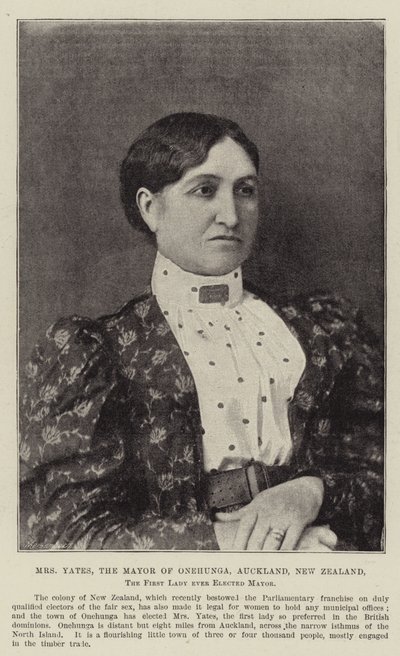 Mme Yates, maire d