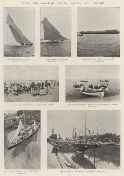 Événements navals et de yachting, britanniques et étrangers - English Photographer