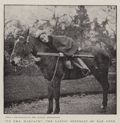 Sur le sentier de la guerre, le dernier portrait de Dan Leno - English Photographer
