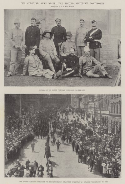 Nos auxiliaires coloniaux, le deuxième contingent victorien - English Photographer