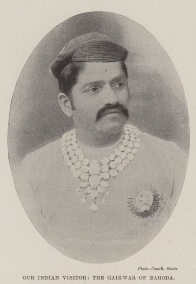 Notre visiteur indien, le Gaikwar de Baroda - English Photographer
