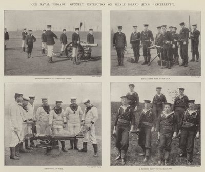 Notre brigade navale, instruction de tir sur Whale Island (HMS Excellent) - English Photographer