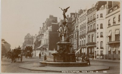 Fontaine des Poètes, Park Lane, Londres - English Photographer