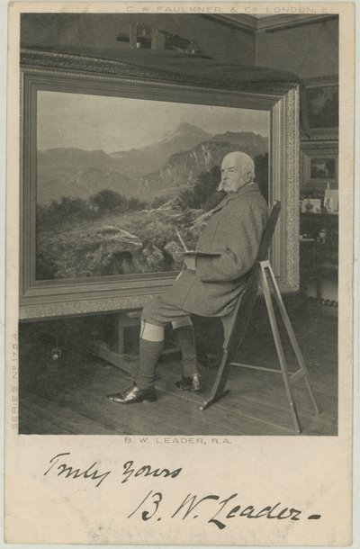 Portrait de Benjamin Williams Leader - English Photographer