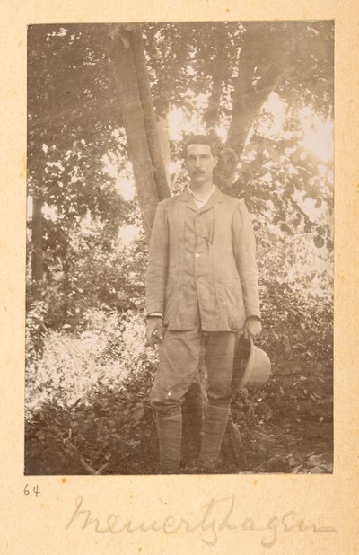 Portrait de Richard Meinertzhagen par Bailey, dans les photographies indiennes de F.M. Bailey 1900-03 - English Photographer