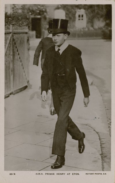 SAR le Prince Henry à Eton - English Photographer