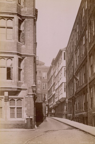 Entrée nord de Middle Temple Lane - English Photographer