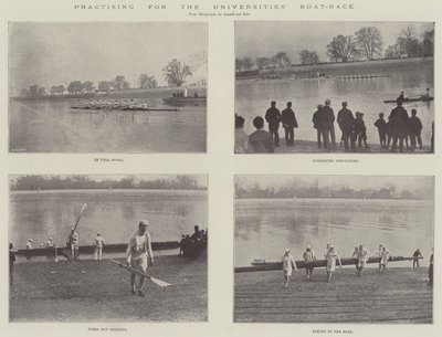 Entraînement pour la course de bateaux des universités - English Photographer