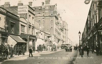 Rue Praed et Hôpital St Mary, Londres - English Photographer