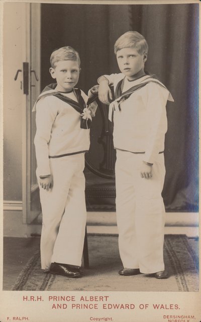Prince Albert et Prince Edward de Galles - English Photographer