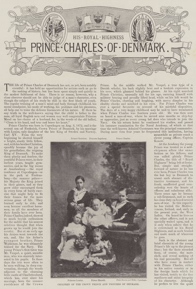 Prince Charles de Danemark - English Photographer