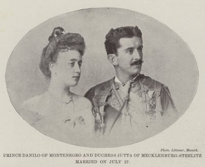 Prince Danilo du Monténégro et Duchesse Jutta de Mecklenburg-Strelitz mariés le 27 juillet - English Photographer