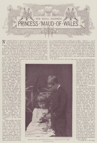 Princesse Maud et Prince George de Galles (Duc d