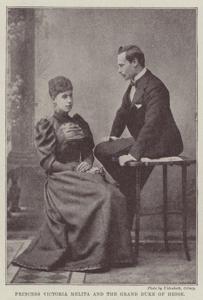 Princesse Victoria Melita et le grand-duc de Hesse - English Photographer