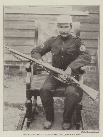Le soldat Priaulx, vainqueur du prix de la reine - English Photographer