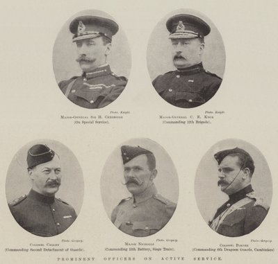 Officiers éminents en service actif - English Photographer