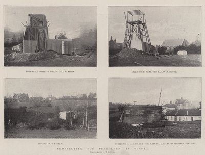 Prospection de pétrole dans le Sussex - English Photographer