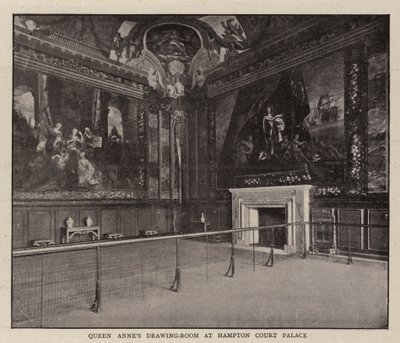 Le salon de la reine Anne au palais de Hampton Court - English Photographer