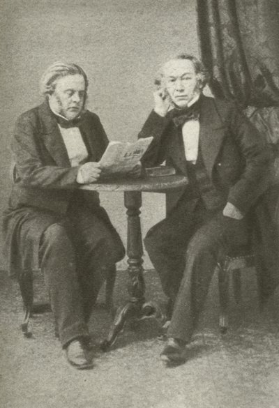 Richard Cobden (à gauche) et John Bright (à droite) - English Photographer
