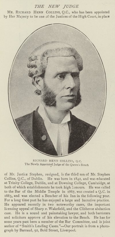 Richard Henn Collins, QC - English Photographer