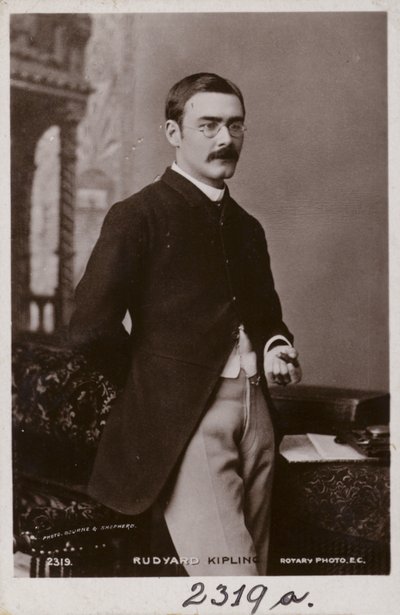 Rudyard Kipling (1865-1936), nouvelliste, poète et romancier anglais - English Photographer