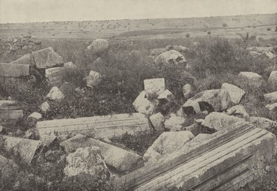 Ruines de la synagogue à Capharnaüm, où le Christ a guéri l