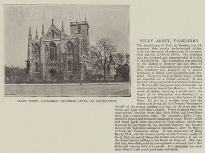 Abbaye de Selby, Yorkshire, rouverte après sa restauration - English Photographer