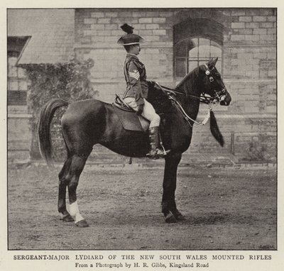 Sergent-major Lydiard des fusiliers montés de Nouvelle-Galles du Sud - English Photographer