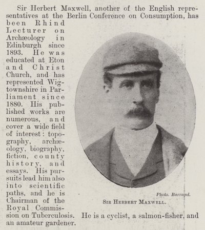 Sir Herbert Maxwell - English Photographer