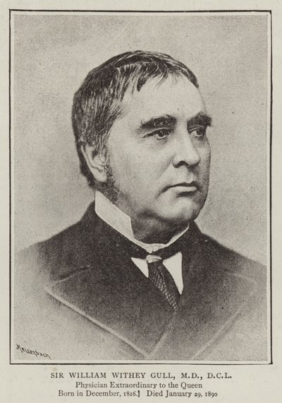 Sir William Withey Gull, MD, DCL - English Photographer