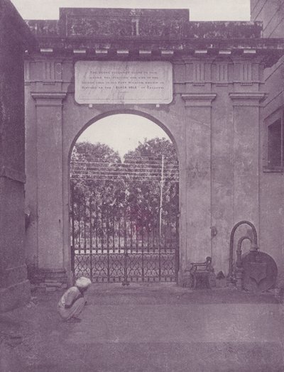 Site du Black Hole, Calcutta - English Photographer