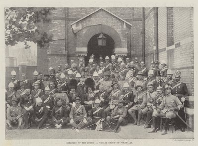 Soldats de la Reine, un groupe de jubilé de coloniaux - English Photographer