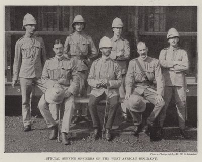 Officiers de service spécial du régiment ouest-africain - English Photographer