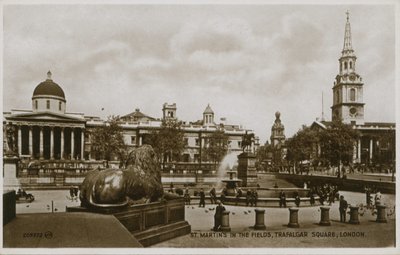 St Martins in the Fields, Trafalgar Square, Londres - English Photographer