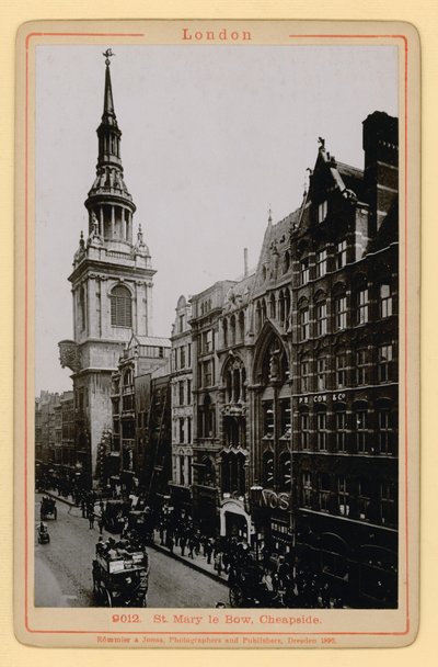 St Mary le Bow, Cheapside, Londres - English Photographer
