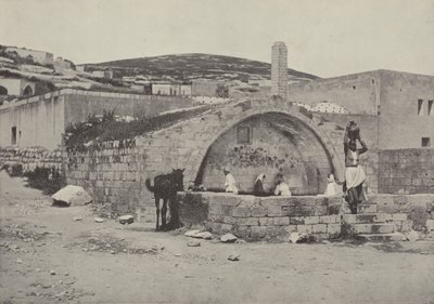 Puits de Sainte Marie, ou la fontaine de la Vierge, Nazareth, un lieu souvent visité par Marie, la mère de notre Seigneur - English Photographer