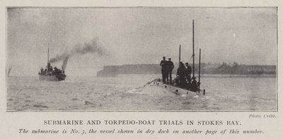 Essais de sous-marins et de torpilleurs dans la baie de Stokes - English Photographer