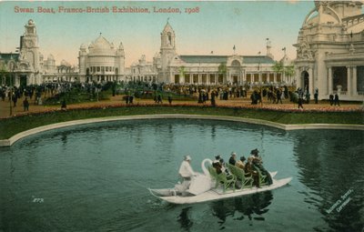 Bateau-cygne, Exposition franco-britannique, Londres, 1908 - English Photographer