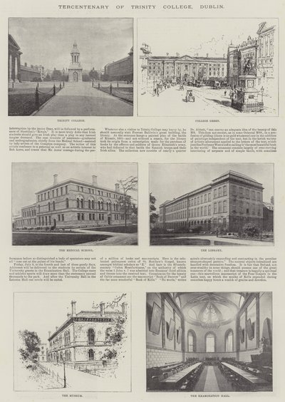 Tricentenaire du Trinity College, Dublin - English Photographer