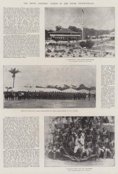 Le désastre de Bénin, scènes dans le protectorat du Niger - English Photographer