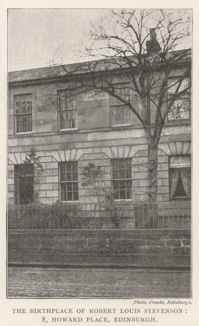 Le lieu de naissance de Robert Louis Stevenson, 8, Howard Place, Édimbourg - English Photographer