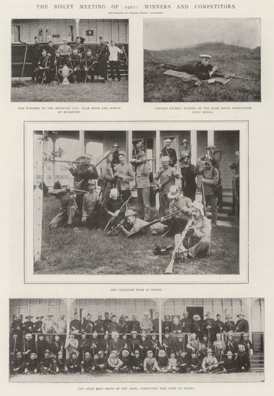 La réunion de Bisley de 1901, gagnants et concurrents - English Photographer