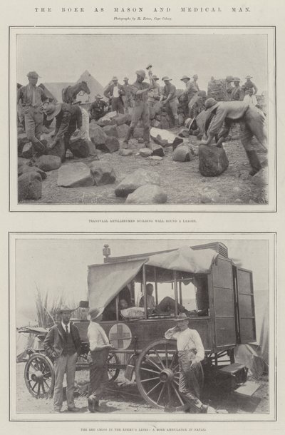 Le Boer comme maçon et médecin - English Photographer