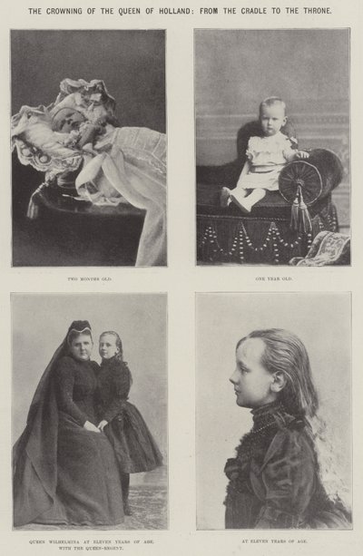 Le couronnement de la reine de Hollande, du berceau au trône - English Photographer