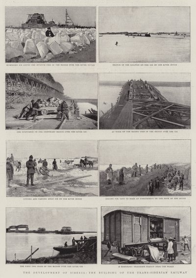 Le développement de la Sibérie, la construction du chemin de fer transsibérien - English Photographer