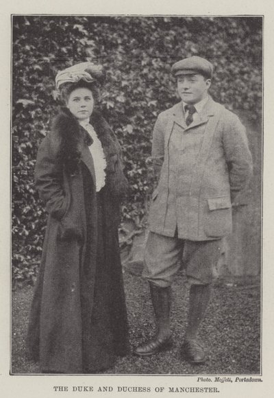 Le duc et la duchesse de Manchester - English Photographer