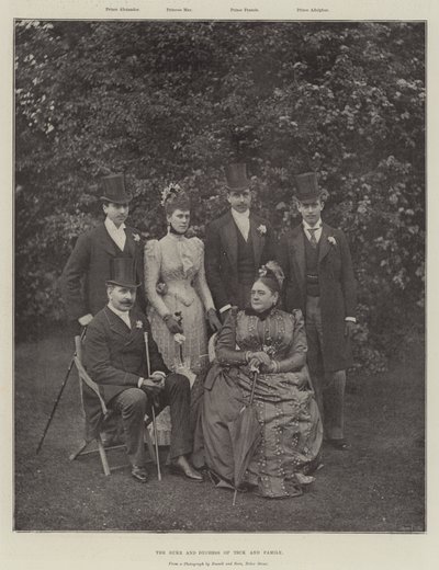 Le duc et la duchesse de Teck et leur famille - English Photographer